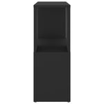 Bokhylle Svart 60X24X63 Cm Konstruert Tre