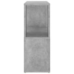 Bokhylle Betonggrå 60X24X63 Cm Konstruert Tre