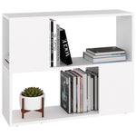 Tv-Benk Hvit 80X24X63 Cm Konstruert Tre