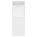 Tv-Benk Hvit 80X24X63 Cm Konstruert Tre