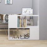 Tv-Benk Hvit 80X24X63 Cm Konstruert Tre
