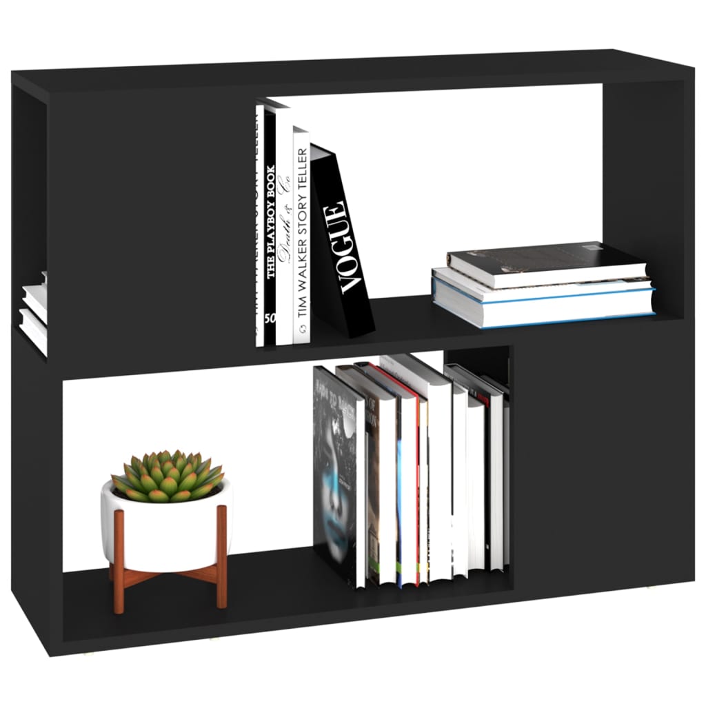 Tv-Benk Svart 80X24X63 Cm Konstruert Tre