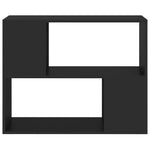 Tv-Benk Svart 80X24X63 Cm Konstruert Tre