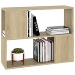 Tv-Benk Sonoma Eik 80X24X63 Cm Konstruert Tre