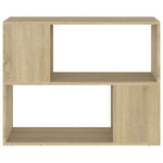 Tv-Benk Sonoma Eik 80X24X63 Cm Konstruert Tre