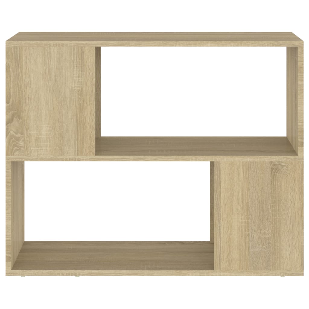 Tv-Benk Sonoma Eik 80X24X63 Cm Konstruert Tre