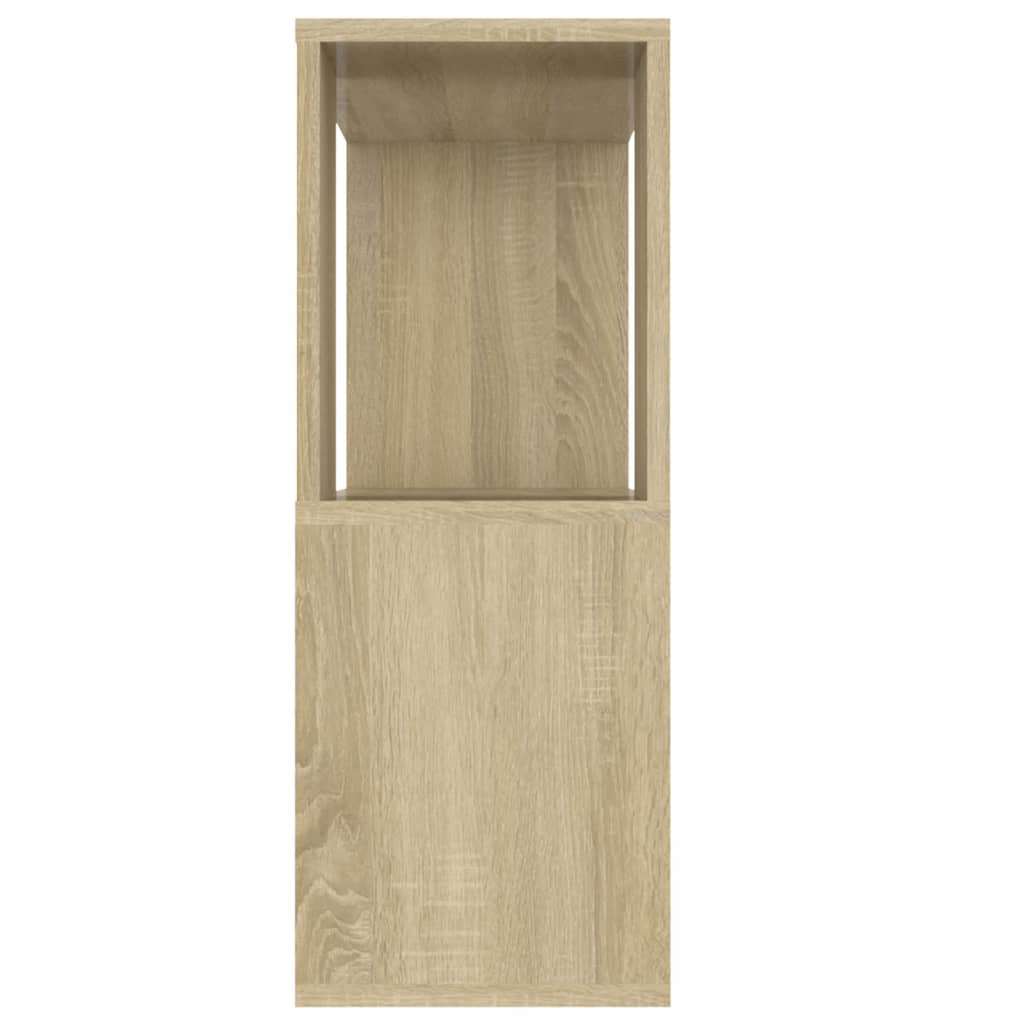 Tv-Benk Sonoma Eik 80X24X63 Cm Konstruert Tre