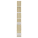 Bokhylle/Romdeler Sonoma Eik 80X24X186 Cm Konstruert Tre