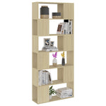 Bokhylle/Romdeler Sonoma Eik 80X24X186 Cm Konstruert Tre
