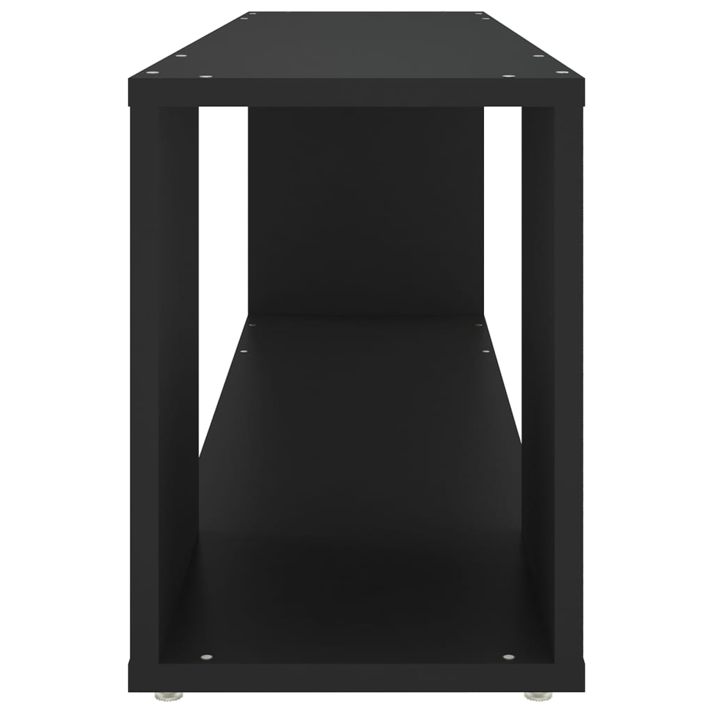 Tv-Benk Svart 100X24X32 Cm Konstruert Tre