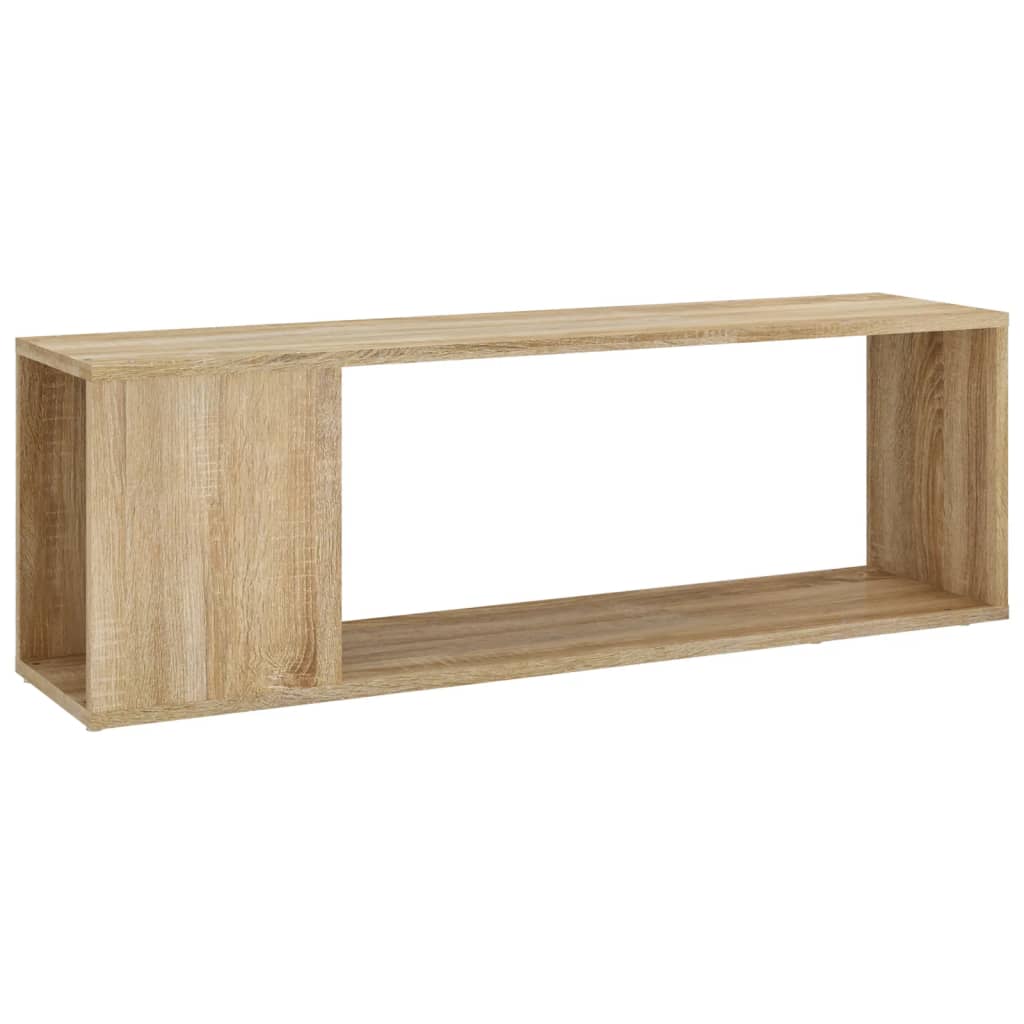 Tv-Benk Sonoma Eik 100X24X32 Cm Konstruert Tre