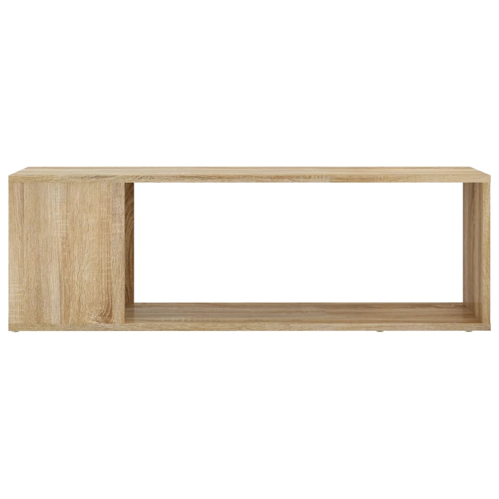 Tv-Benk Sonoma Eik 100X24X32 Cm Konstruert Tre