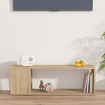 Tv-Benk Sonoma Eik 100X24X32 Cm Konstruert Tre