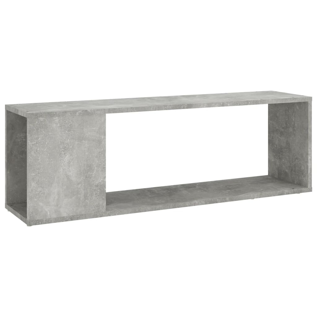 Tv-Benk Betonggrå 100X24X32 Cm Konstruert Tre