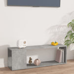 Tv-Benk Betonggrå 100X24X32 Cm Konstruert Tre