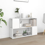 Bokhylle Hvit 100X24X63 Cm Konstruert Tre