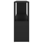 Bokhylle Svart 100X24X63 Cm Konstruert Tre