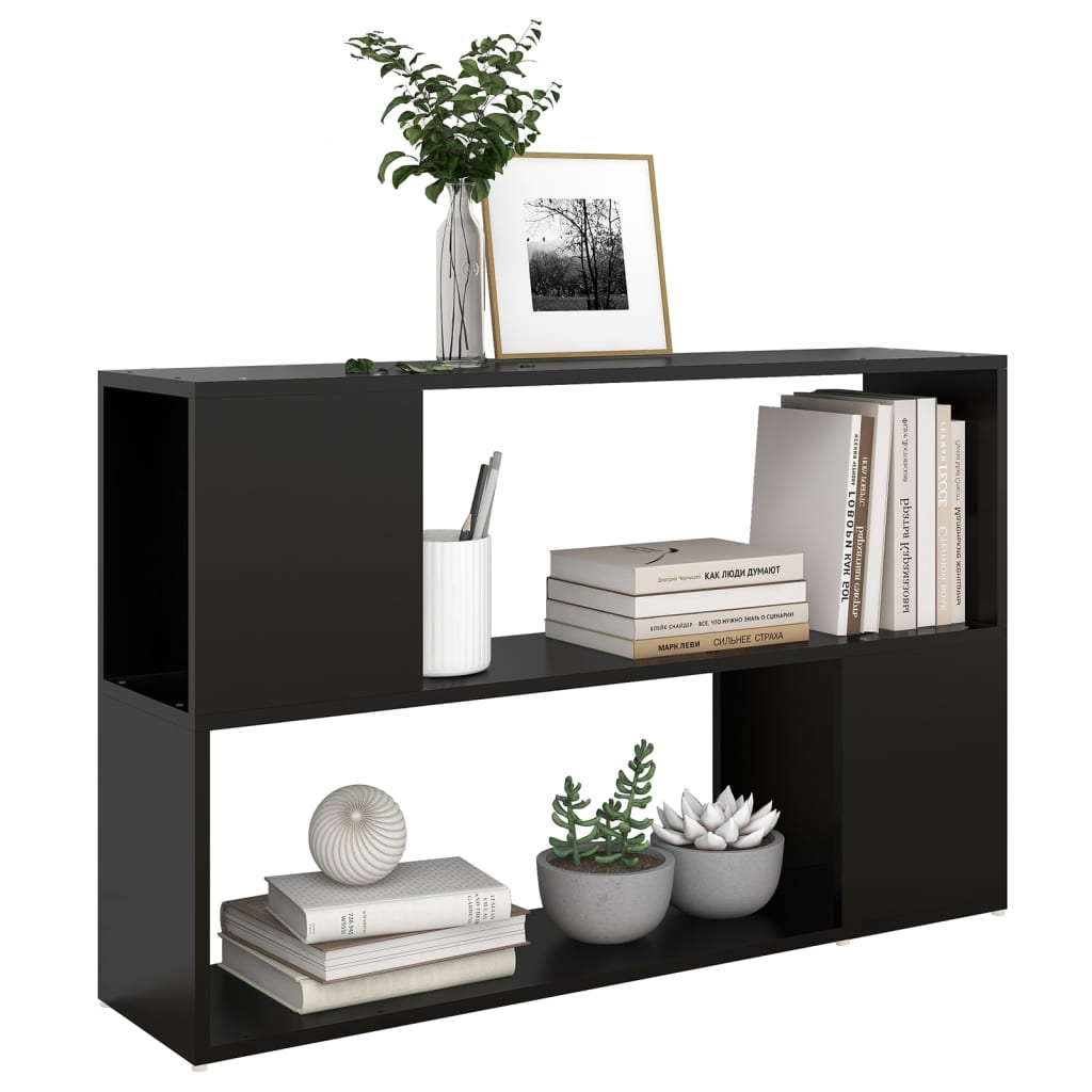 Bokhylle Svart 100X24X63 Cm Konstruert Tre