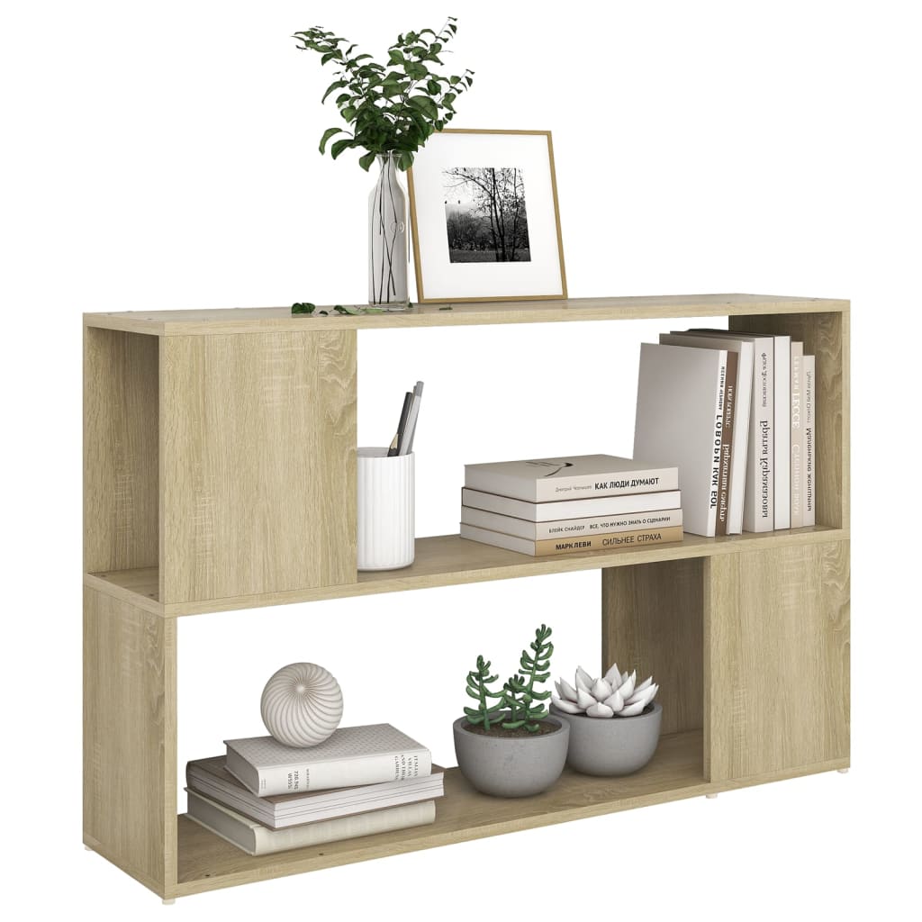 Bokhylle Sonoma Eik 100X24X63 Cm Konstruert Tre