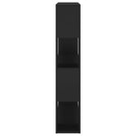 Bokhylle/Romdeler Svart 100X24X124 Cm