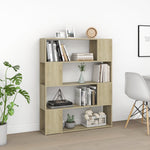 Bokhylle/Romdeler Sonoma Eik 100X24X124 Cm