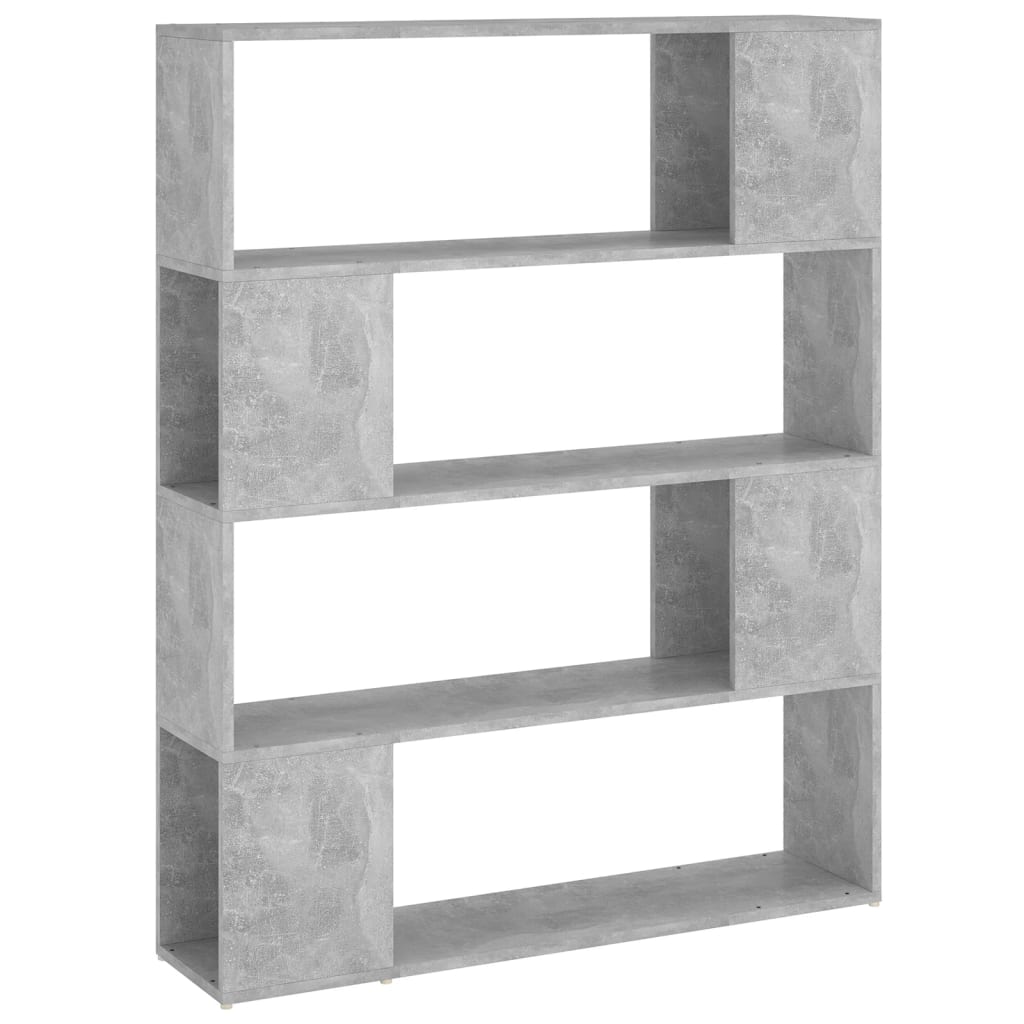 Bokhylle/Romdeler Betonggrå 100X24X124 Cm