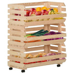 Grønnsakstralle 77X30X80 Cm Heltre Furu