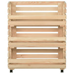 Grønnsakstralle 77X30X80 Cm Heltre Furu