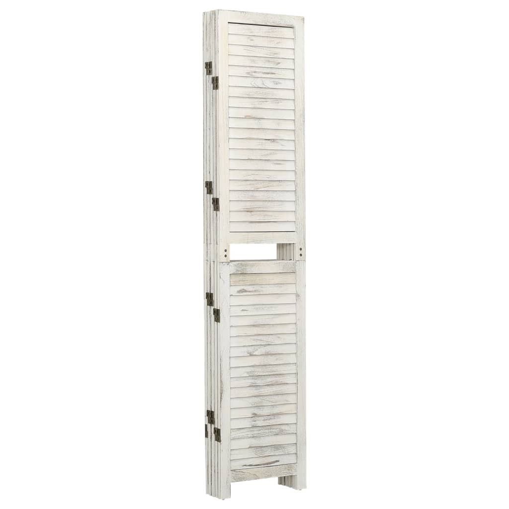Romdeler 5 Paneler Antikk Hvit 178,5X166 Cm Heltre