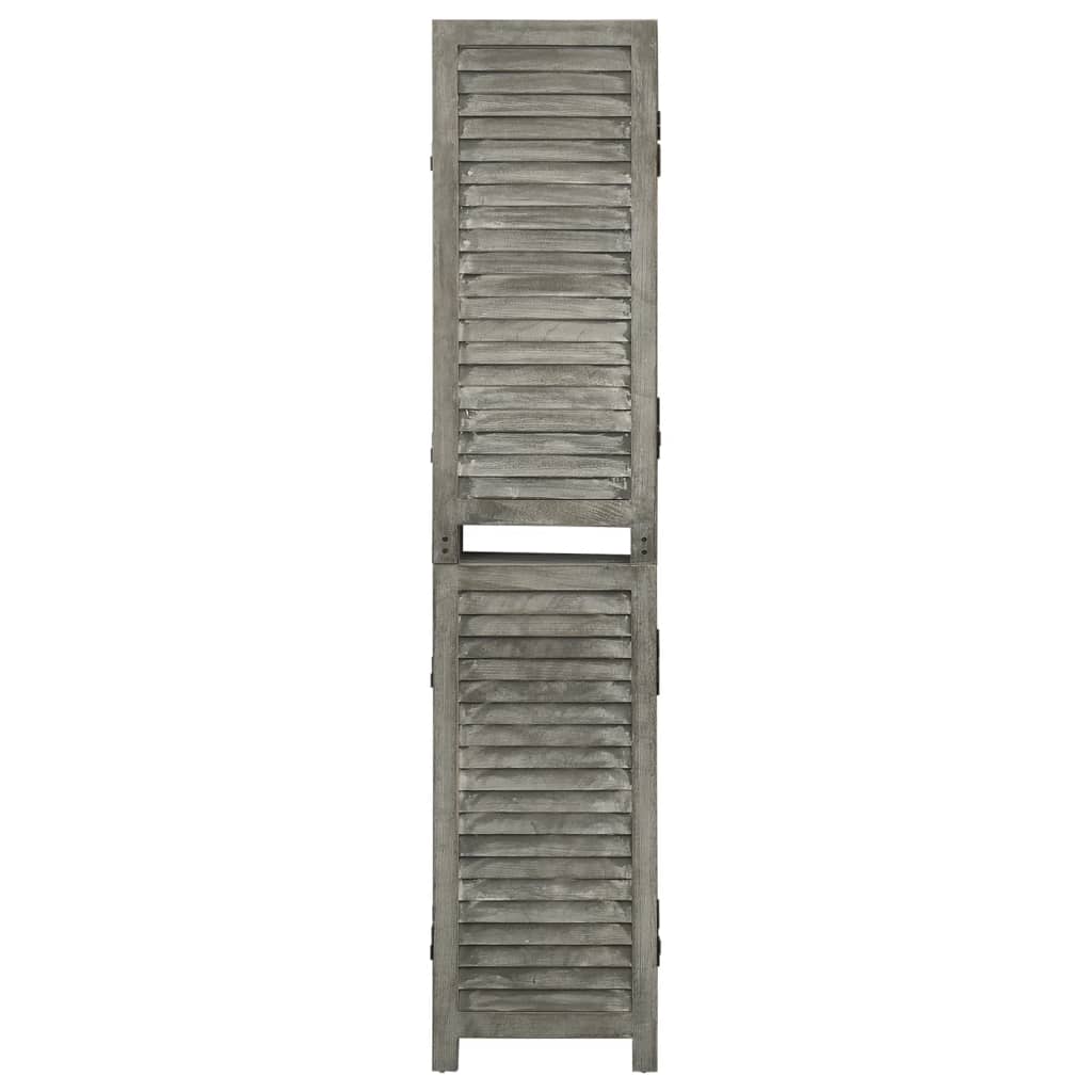 Romdeler 5 Paneler Grå 179X166 Cm Heltre