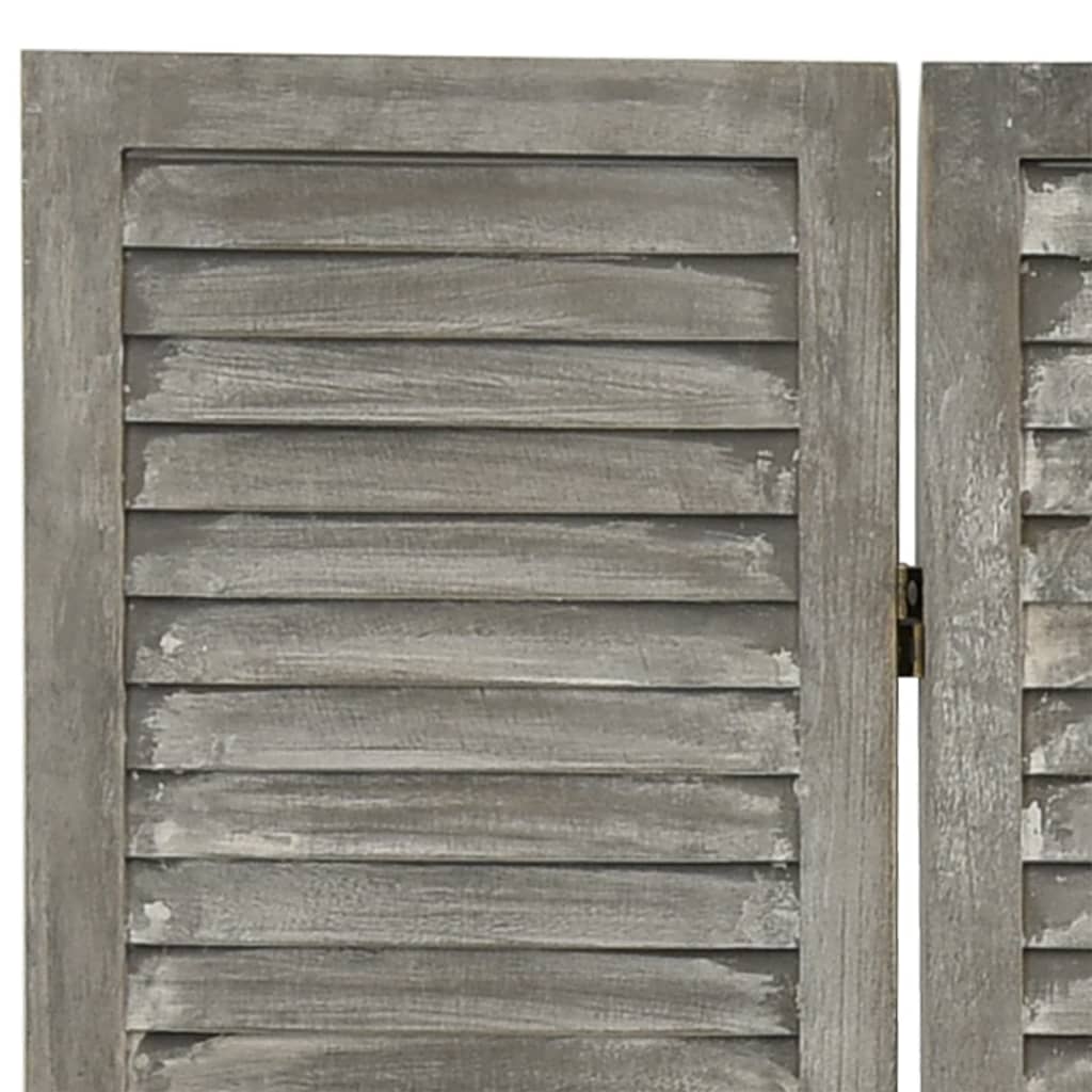 Romdeler 5 Paneler Grå 179X166 Cm Heltre