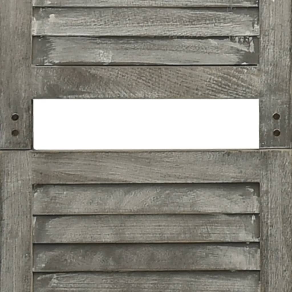 Romdeler 5 Paneler Grå 179X166 Cm Heltre