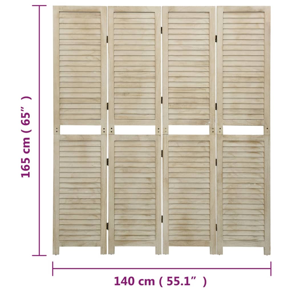 Romdeler 4 Paneler 140X165 Cm Heltre Keisertre