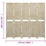 Romdeler 5 Paneler 175X165 Cm Heltre Keisertre