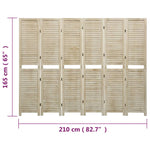 Romdeler 6 Paneler 210X165 Cm Heltre Keisertre