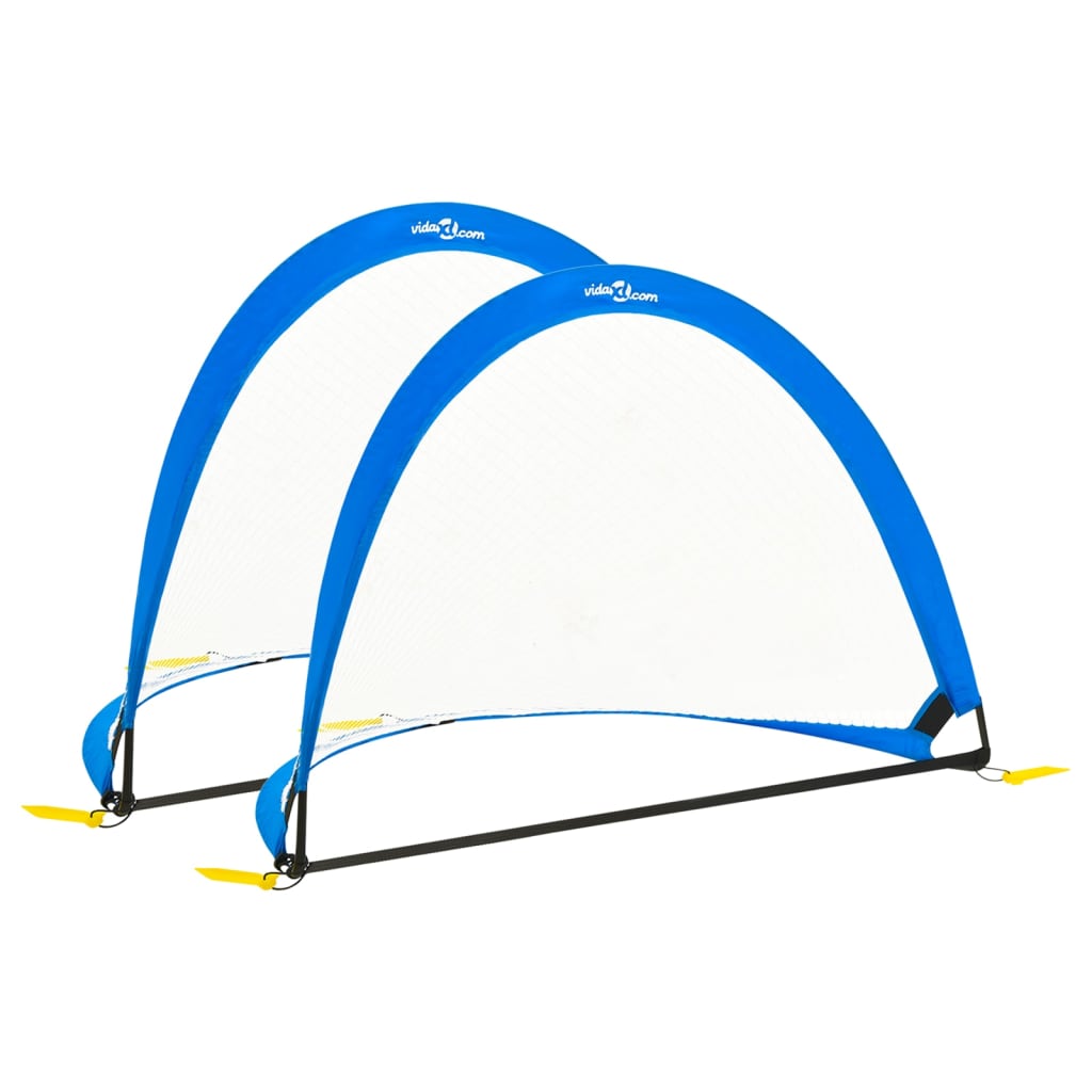 Fotballmål For Barn 2 Stk Oppbevaringspose 119X82X84,5 Cm