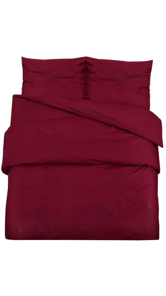 Sengesett Burgunder 135X200 Cm Bomull