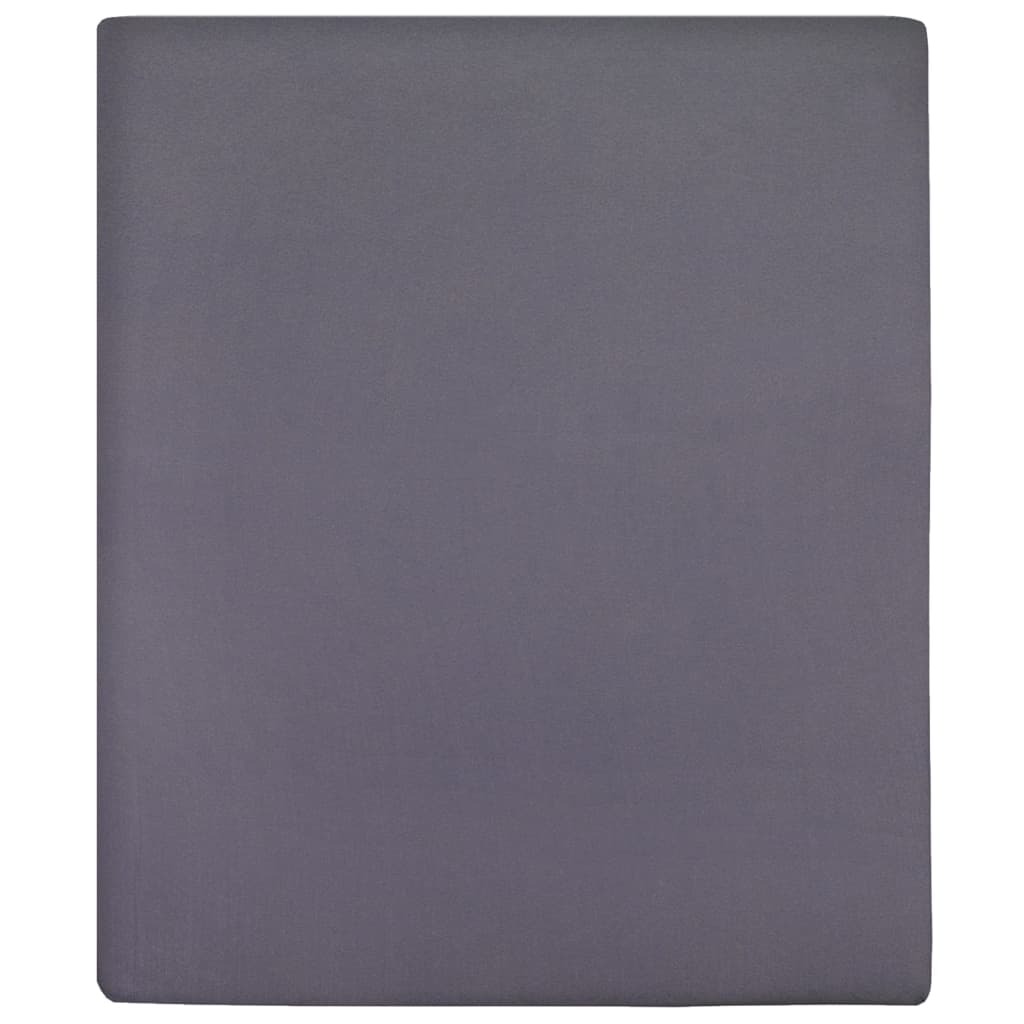 Jerseylaken Antrasitt 140X200 Cm Bomull