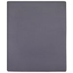Jerseylaken 2 Stk Antrasitt 140X200 Cm Bomull