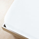 Jerseylaken 2 Stk Hvit 140X200 Cm Bomull