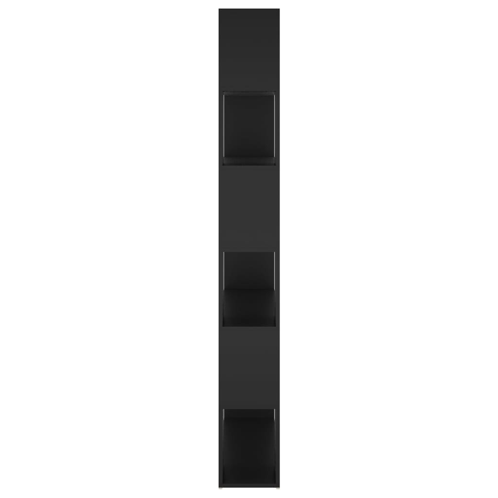 Bokhylle/Romdeler Svart 100X24X188 Cm