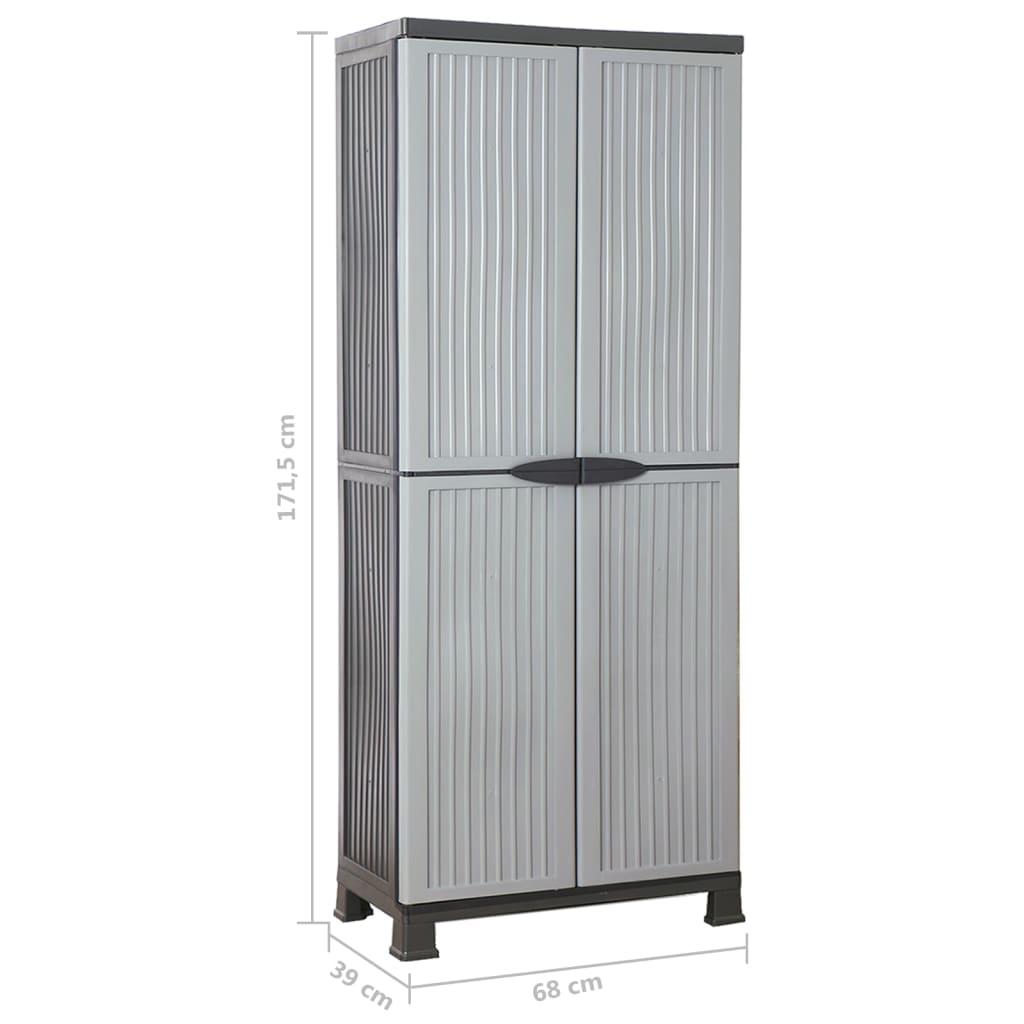 Plastskap 68X39X171,5 Cm