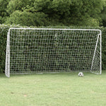 Fotballmål Med Nett Hvit 366X122X182 Cm Stål