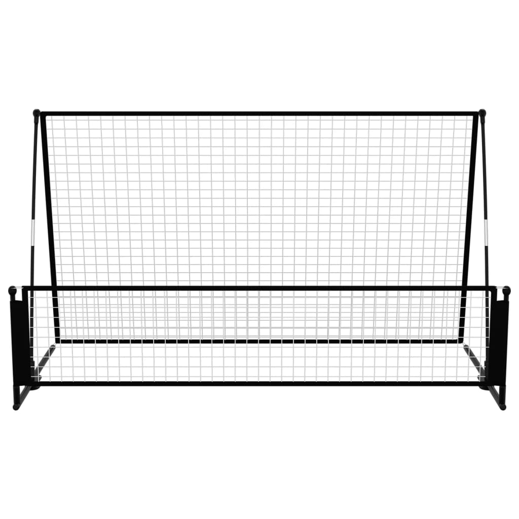 2-I-1 Fotballmål Og Stoppnett 202X104X120 Cm Stål