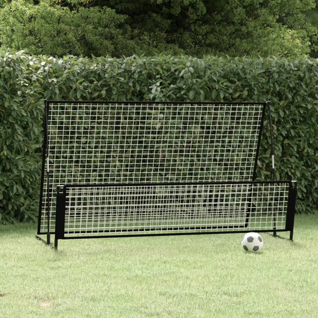 2-I-1 Fotballmål Og Stoppnett 202X104X120 Cm Stål