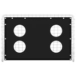 Fotballmål Treningsnett Stål 184X61X122 Cm