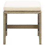 Hagestoler Med Krakker 2 Stk Polyrotting Beige