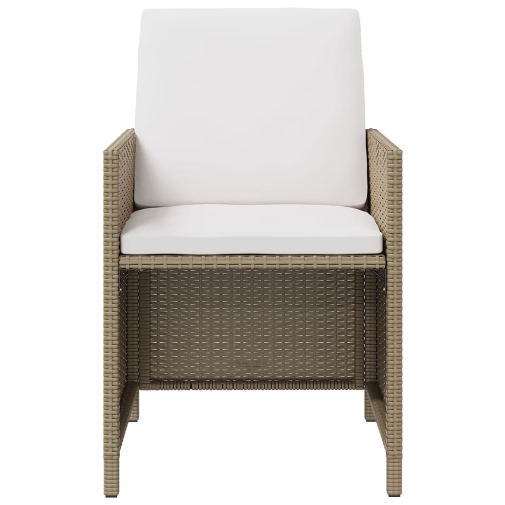 Hagestoler Med Krakker 2 Stk Polyrotting Beige