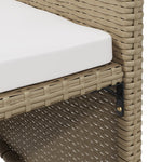 Hagestoler Med Krakker 2 Stk Polyrotting Beige