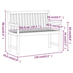 Hagebenk 110 Cm Heltre Akasie